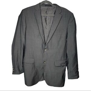 Boss Hugo Boss blazer gray pinstripe virgin wool size 40L